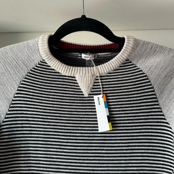 Smartwool | NEW Merino Wool Blend Dacono Striped Sweater - Picture 9 of 14